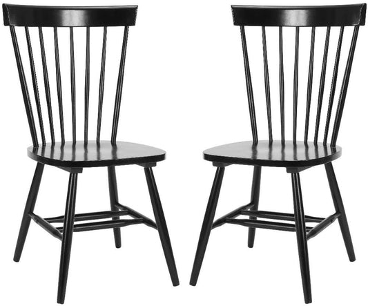 Parker Spindle Dining Chair - Set Of 2 - Black