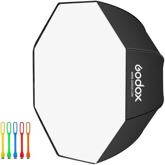 Portable 120cm/47.2" Umbrella Octagon Softbox Reflector With Carrying Bag For Studio Photo Flash Speedlight